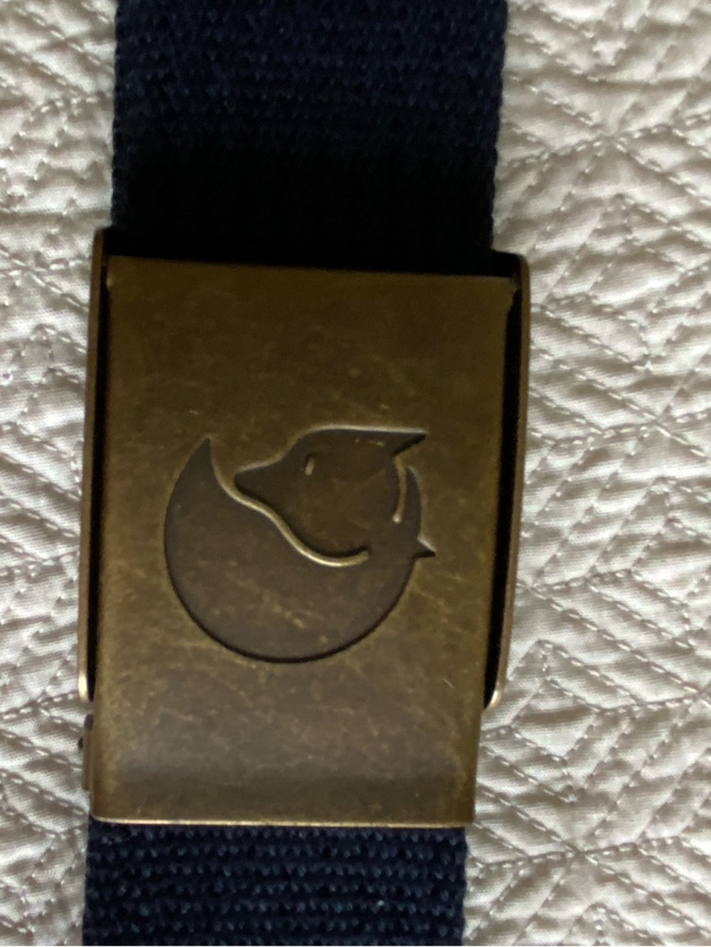 Fjallraven Unisex Belt with Brass Buckle